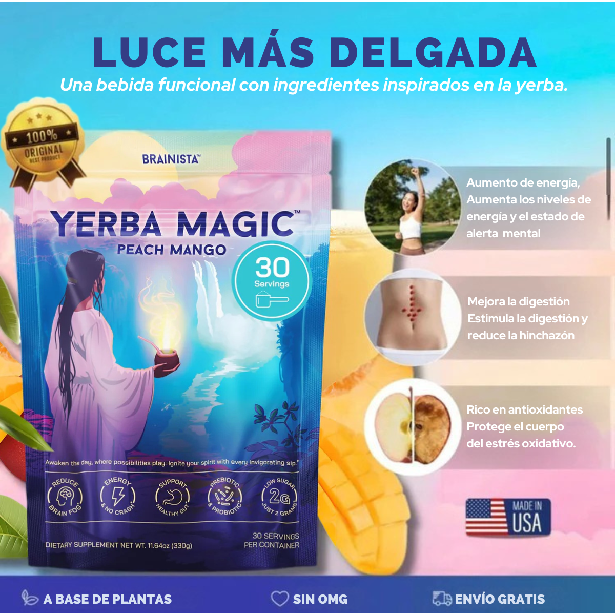 Pierde Peso, Gana Energía con Yerba Magic.